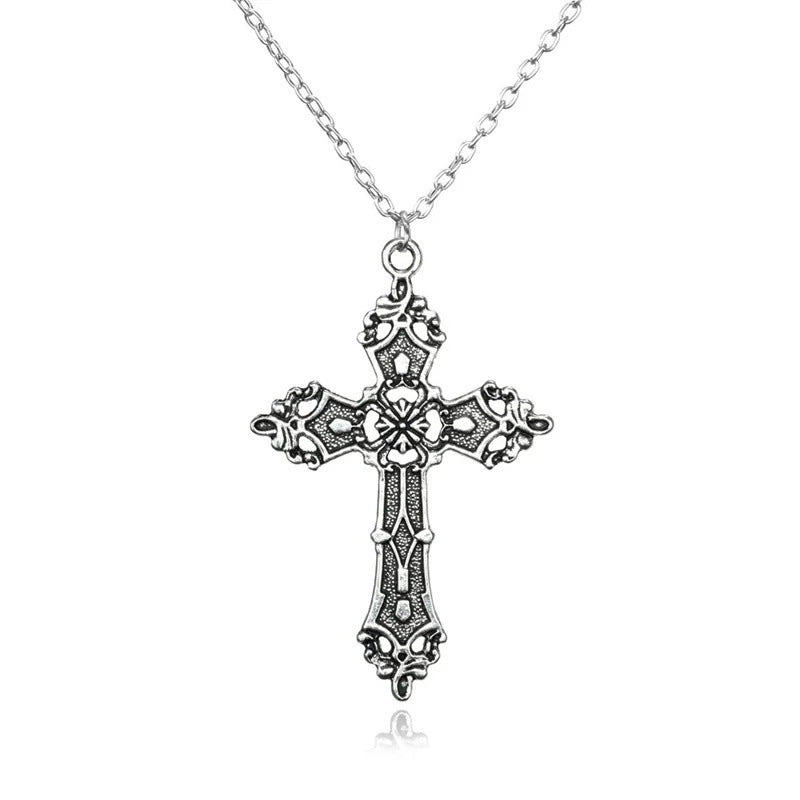Wholesale Baroque Cross Vintage Bohemian Gothic Sweater Chain